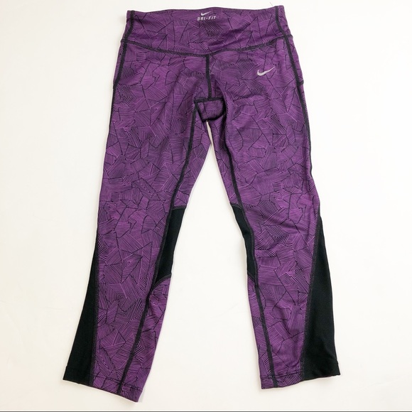 Nike Pants - Nike Dri-Fit Purple Running Leggings Tights